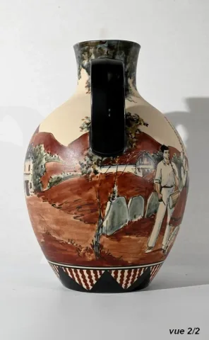 VASE サイン入り C. フィッシャー