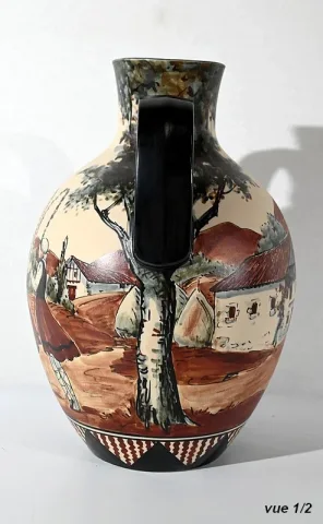 VASE サイン入り C. フィッシャー