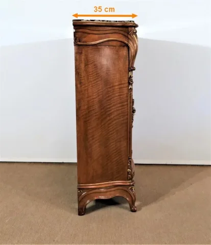 Meuble d’entre deux en Noyer, style Rocaille – 1900