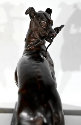 PERRO DE HIERRO FUNDIDO
