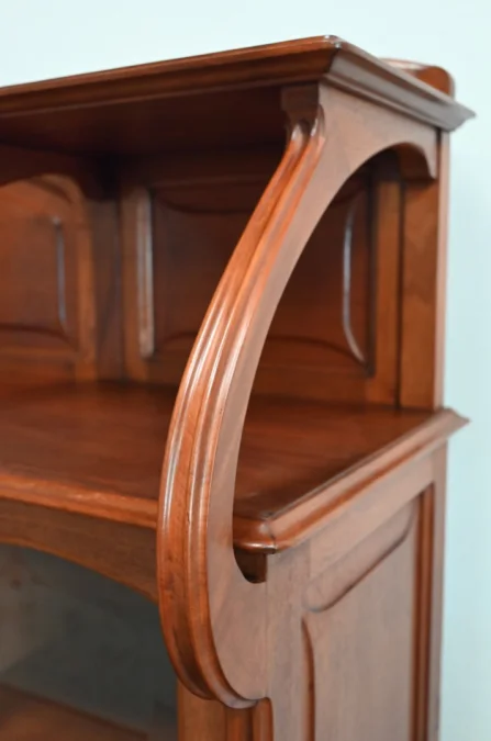 Important Buffet Vitrine en Acajou, attribué à la Maison E. Diot, Art Nouveau – 1900