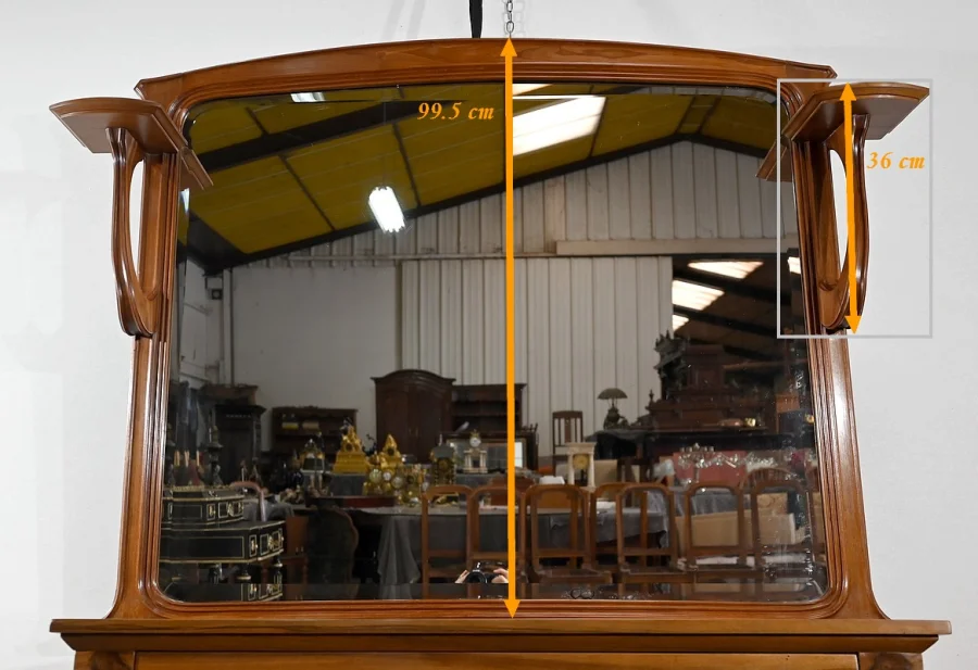 ART NOUVEAU PERIOD MIRROR