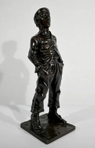 BRONZEFIGUR nach H. HERZBERG