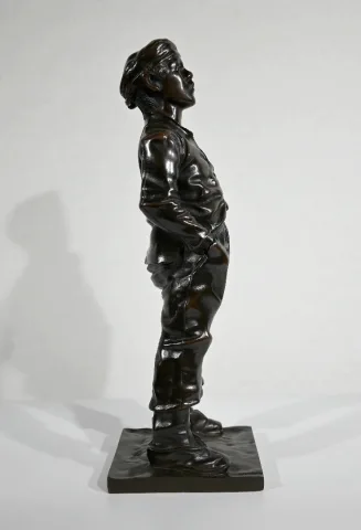 BRONZEFIGUR nach H. HERZBERG