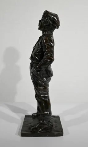 BRONZEFIGUR nach H. HERZBERG