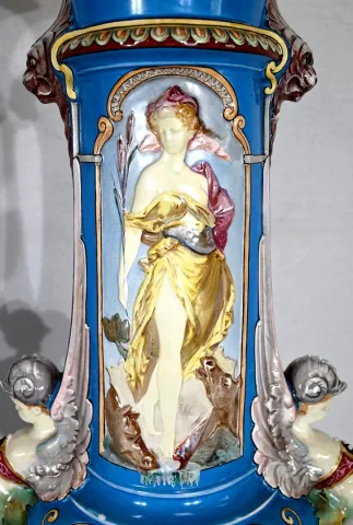 PAIR OF 19th CENTURY VASES