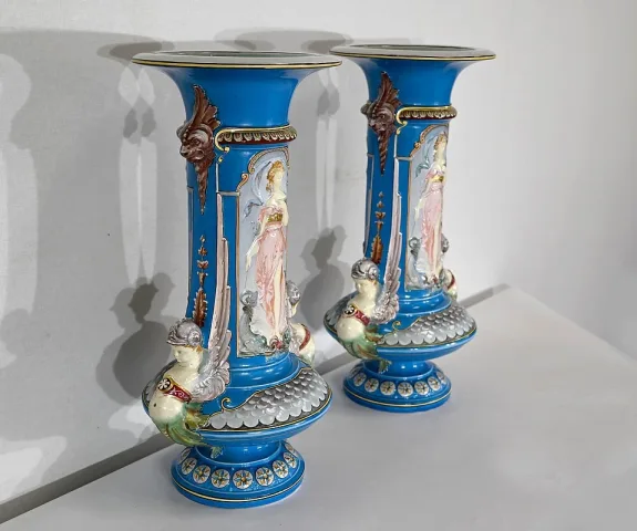 PAIR OF 19th CENTURY VASES