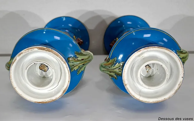 PAIR OF 19th CENTURY VASES
