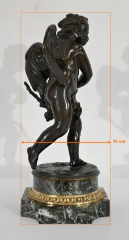 Bronze « Cupidon », d’après L-S. Boizot - Fin XIXe