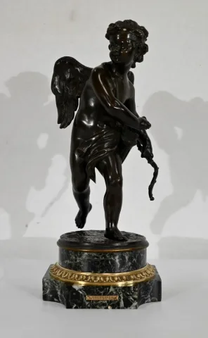 Bronze « Cupidon », d’après L-S. Boizot - Fin XIXe