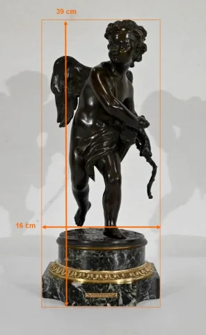 Bronze « Cupidon », d’après L-S. Boizot - Fin XIXe