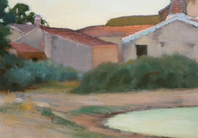 ÖL AUF LEINWAND signiert C. PERRON