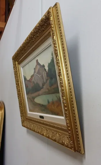 ÖL AUF LEINWAND signiert C. PERRON