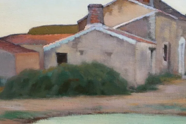 ÖL AUF LEINWAND signiert C. PERRON