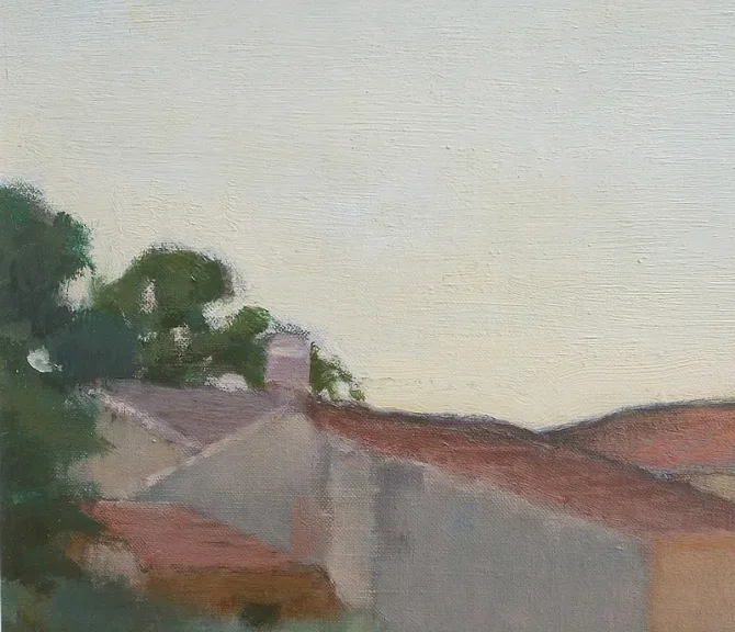 ÖL AUF LEINWAND signiert C. PERRON