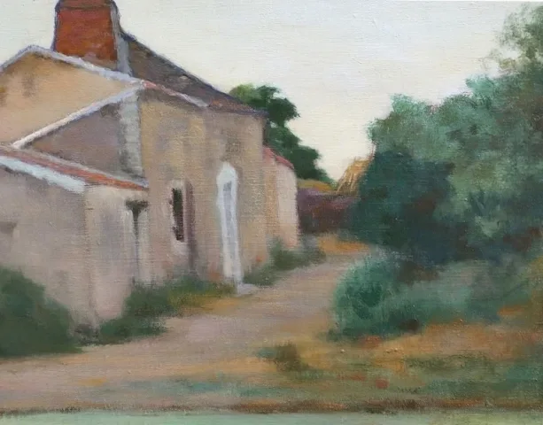 Tableau « Scène Champêtre », signé C. Perron – Début XXe