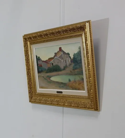 ÖL AUF LEINWAND signiert C. PERRON