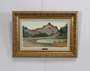 ÖL AUF LEINWAND signiert C. PERRON