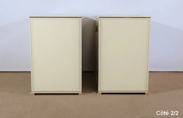 PAIR OF VINTAGE CUPBOARDS signed Pierre VANDEL