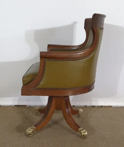 Fauteuil de Bureau, goût Regency – Milieu XXe
