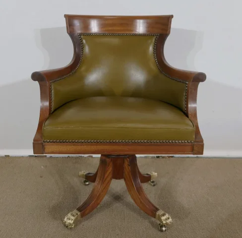 Fauteuil de Bureau, goût Regency – Milieu XXe