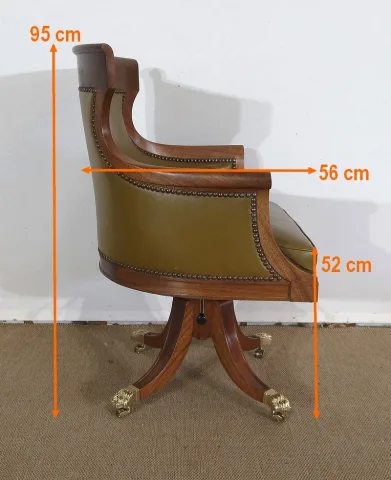 Fauteuil de Bureau, goût Regency – Milieu XXe