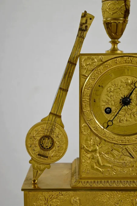 GILT BRONZE CLOCK