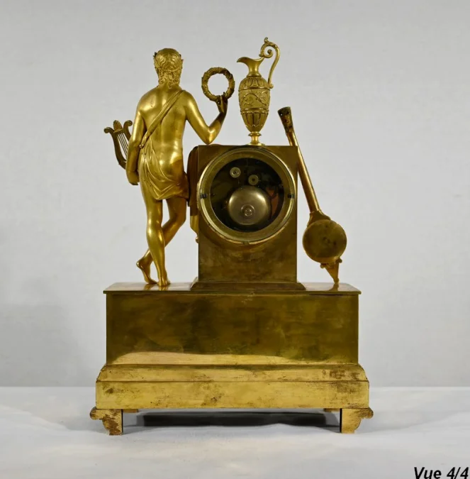 GILT BRONZE CLOCK