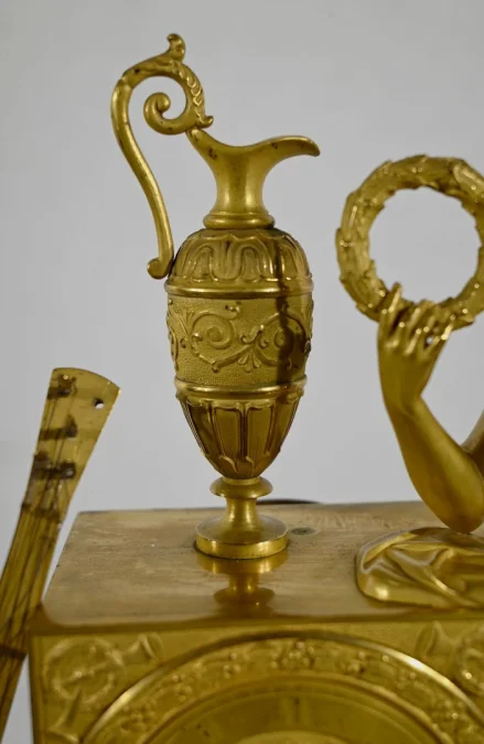 GILT BRONZE CLOCK