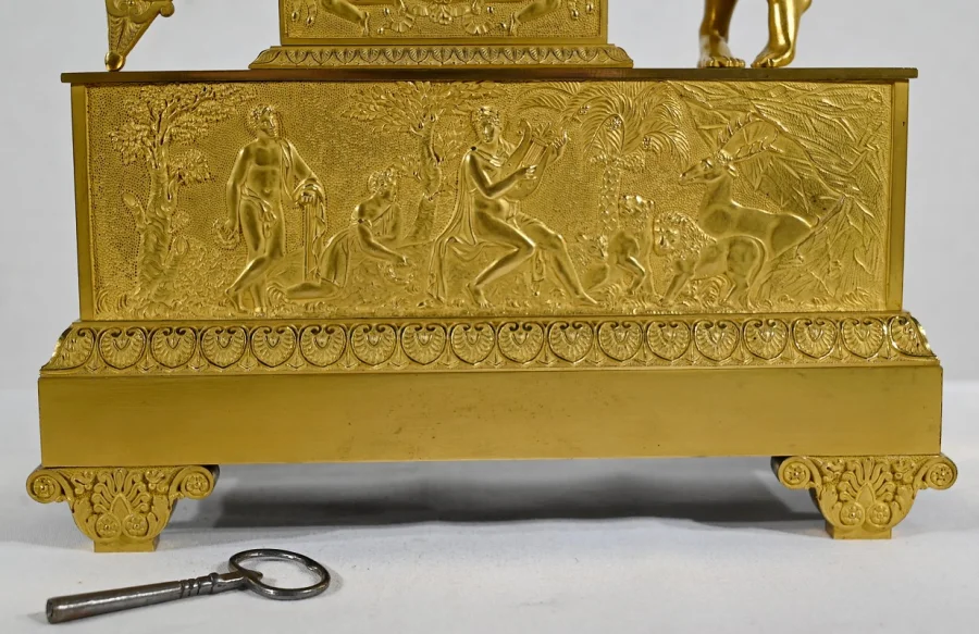 GILT BRONZE CLOCK
