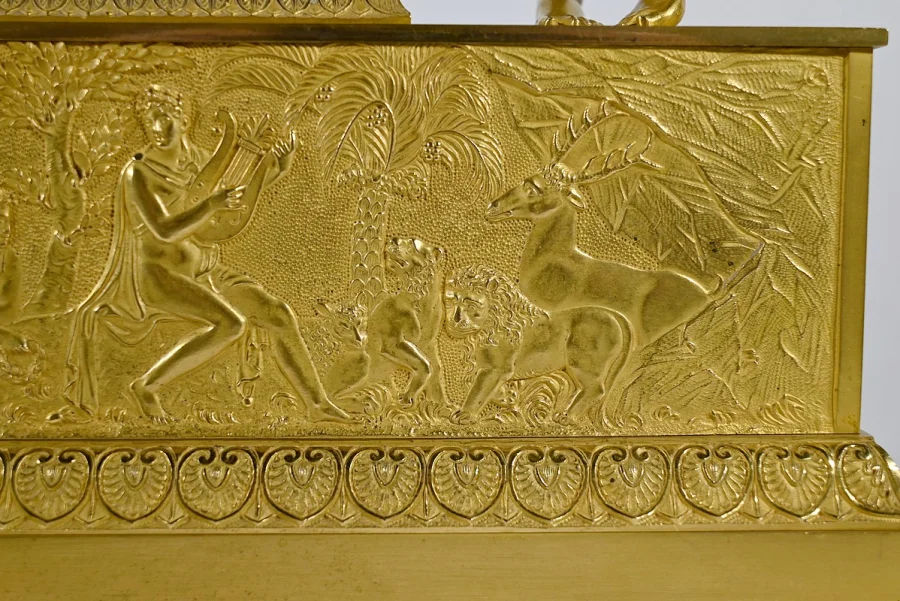 GILT BRONZE CLOCK