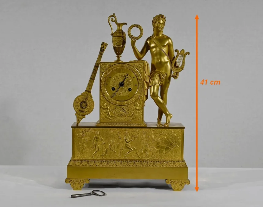 GILT BRONZE CLOCK
