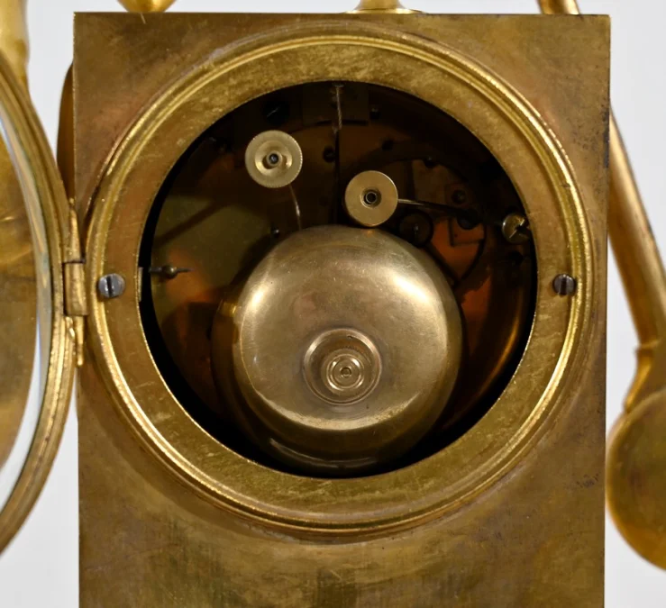 GILT BRONZE CLOCK