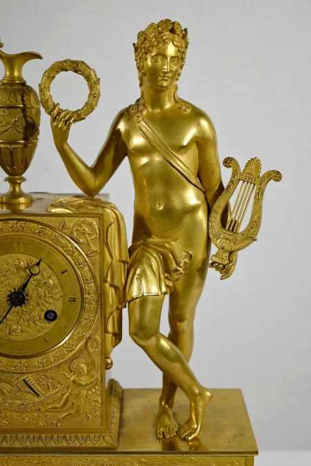 GILT BRONZE CLOCK