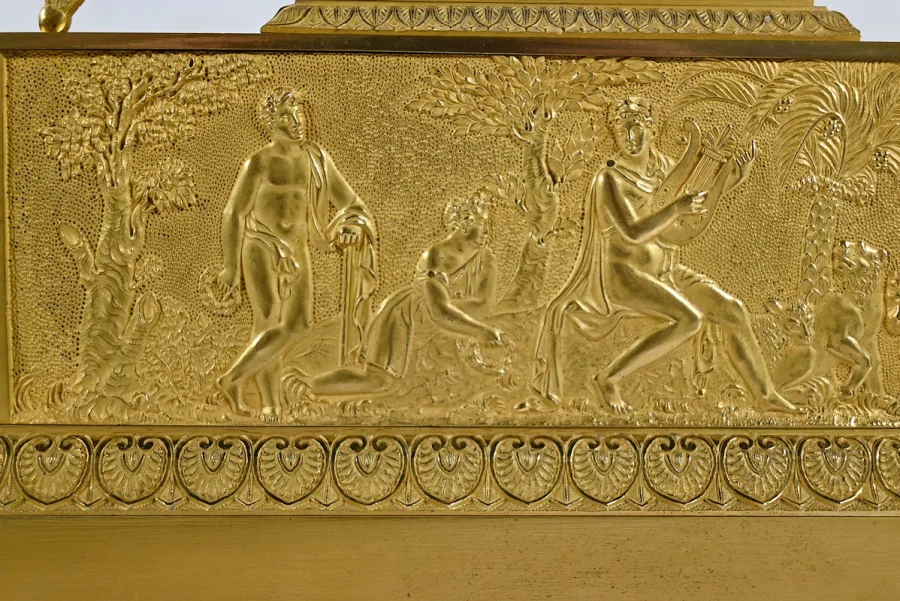 GILT BRONZE CLOCK