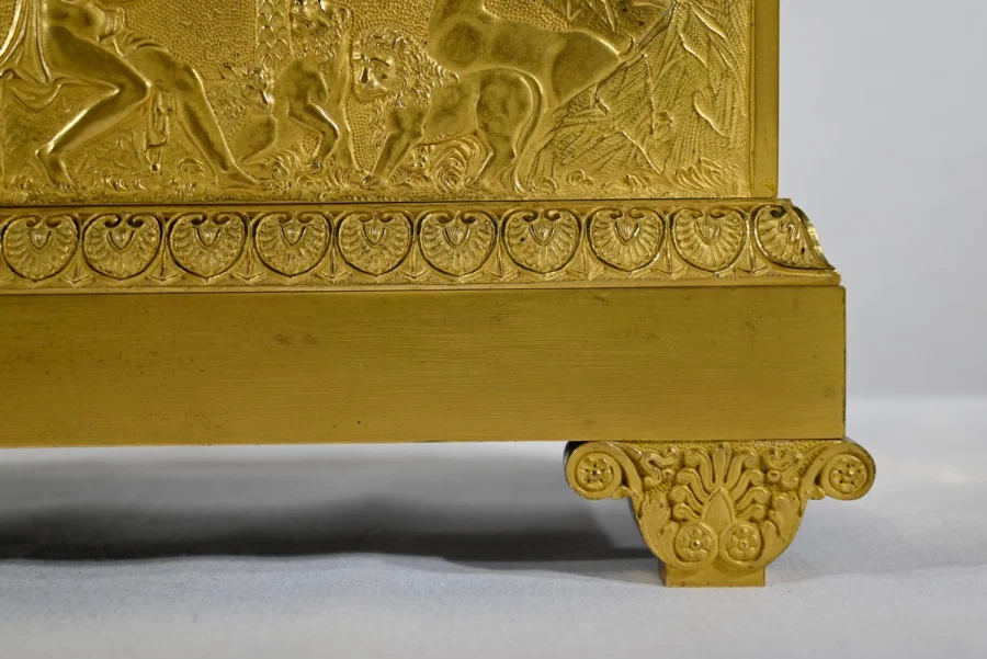 GILT BRONZE CLOCK