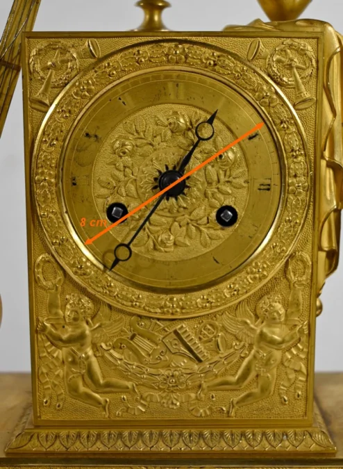 GILT BRONZE CLOCK