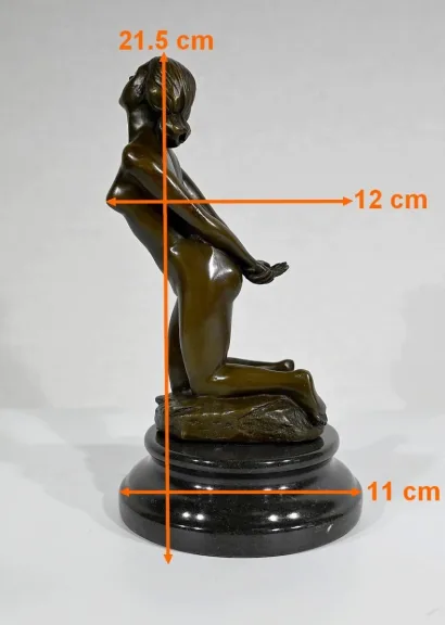 Bronze « Nu féminin » d’A. Cesaro – XXe