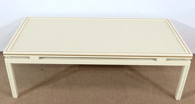 PIERRE VANDELのサイン入りコーヒーテーブルとエンドテーブル
