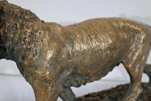 Bronze « Tigre marchant », de C. Fratin – Milieu XIXe