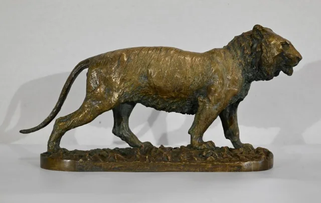 Bronze « Tigre marchant », de C. Fratin – Milieu XIXe