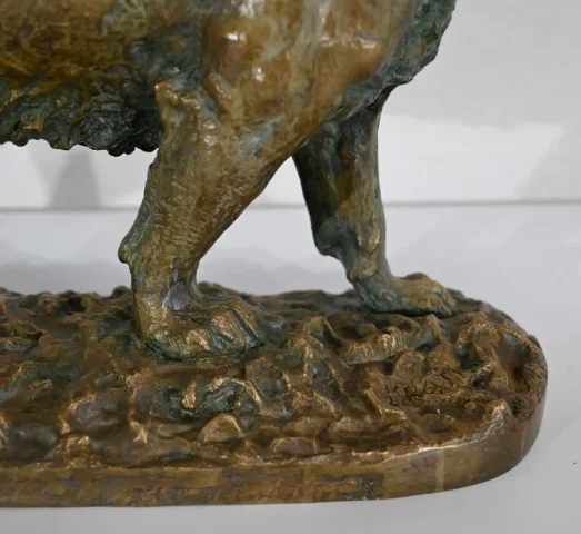 Bronze « Tigre marchant », de C. Fratin – Milieu XIXe