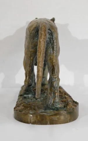 Bronze « Tigre marchant », de C. Fratin – Milieu XIXe