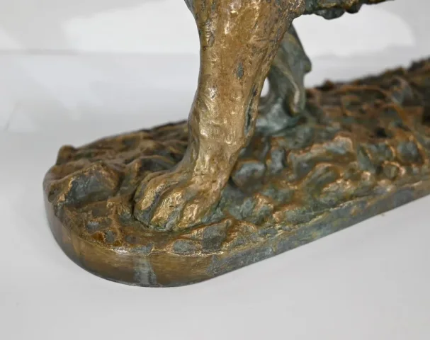 Bronze « Tigre marchant », de C. Fratin – Milieu XIXe