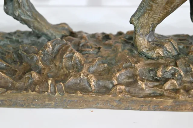 Bronze « Tigre marchant », de C. Fratin – Milieu XIXe