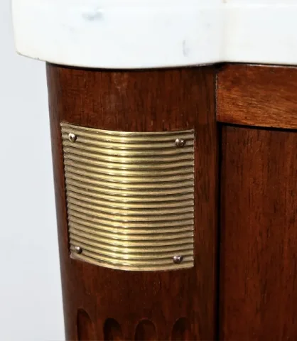 LOUIS XVI STYLE CORNER CUPBOARD