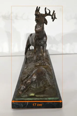 BRONZE  GROUP signed J.B. MENE
