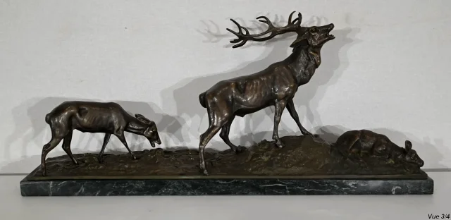 Groupe en Bronze Animalier, signé JB. Mêne – Fin XIXe