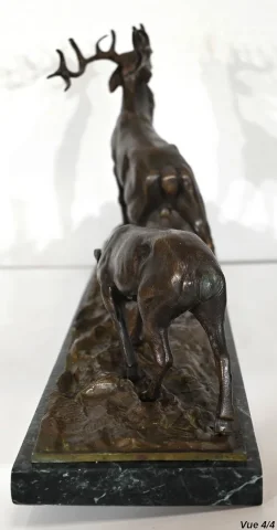 Groupe en Bronze Animalier, signé JB. Mêne – Fin XIXe