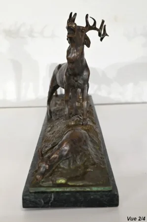 BRONZE  GROUP signed J.B. MENE